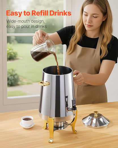 VEVOR Stainless Steel Beverage Dispenser, 3.4 Gallon Drink Dispenser - Image 5