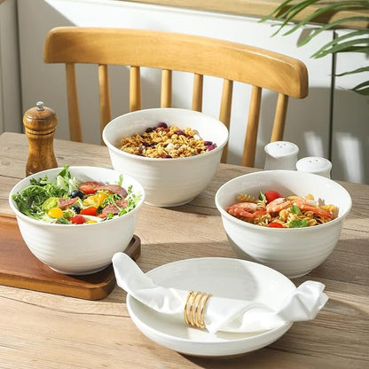 Hasense Soup Bowls, 40 Ounce Large Cereal Bowls - Image 5