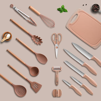 RAXCO Utensil Sets, 18-Piece Silicone Cooking Utensils and Kitchen Accessories - Image 3