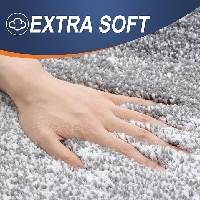 OLANLY Large Bathroom Rugs Mat 70x46, Extra Soft Absorbent Microfiber Bath Rugs - Image 2