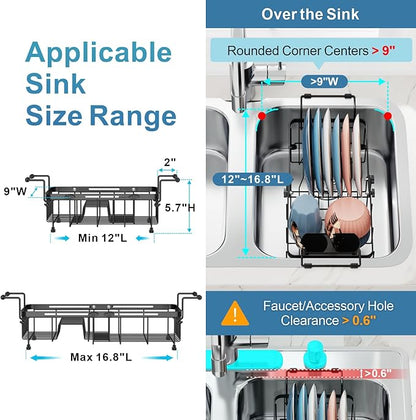 iSPECLE Small Sink Dish Drying Rack - Image 2