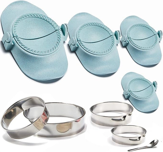 Empanada Maker Press, 6-Inch Extra Large Dumpling Maker Set by MUMSUNG