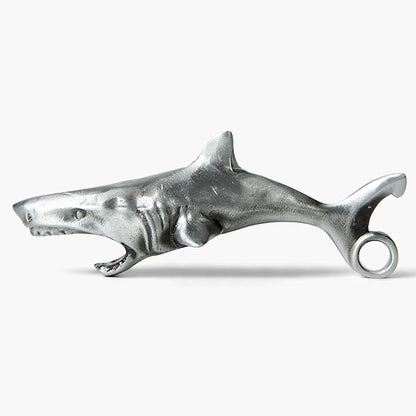 Shark Bottle Opener for Men – Funny Great White Shark Metal Beer Cap Tool – - Image 4