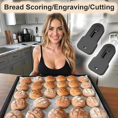 2-Pack Magnetic Retractable Bread Lame Scorer, Sourdough Scoring Knife Tool - Image 6