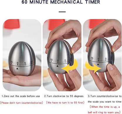 60 Minute Egg Timer, Kitchen Timers - Image 6