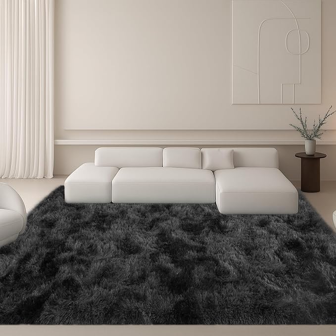 6x9 Rugs for Living Room, Rugs for Bedroom, Plush Fluffy Carpet, Non-Slip - Image 4