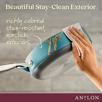 Anolon Achieve Hard Anodized Nonstick Sauté Pan - Image 6