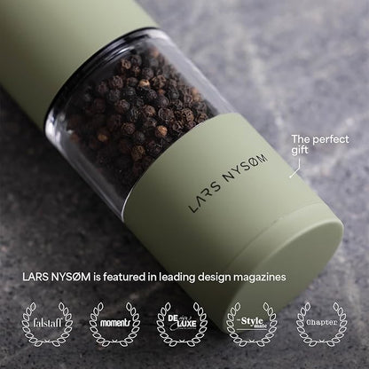LARS NYSØM Salt and Pepper Grinder Set, Manual Salt and Pepper Mills - Image 5
