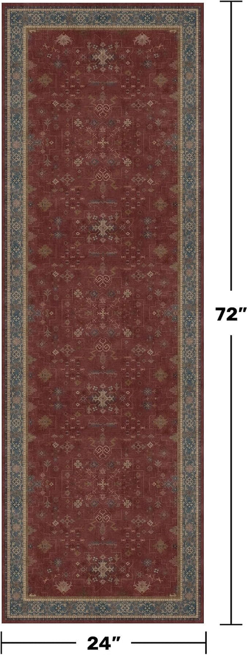 2x6 Turkish Kitchen Runner Rugs Non Skid Washable - Image 2