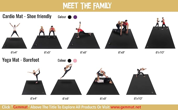 GXMMAT Extra Large Exercise Mat 16'x6'/12'x6'/10'x6'/8'x6', Extra Wide Workout - Image 6