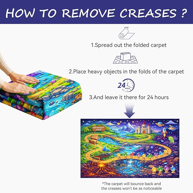 4x6ft Fantasy Adventure Play Rug - Image 5