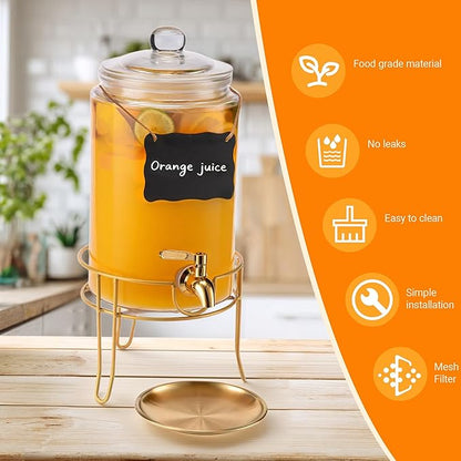 1 Pack1 Gallon Glass Drink Dispensers - Image 4