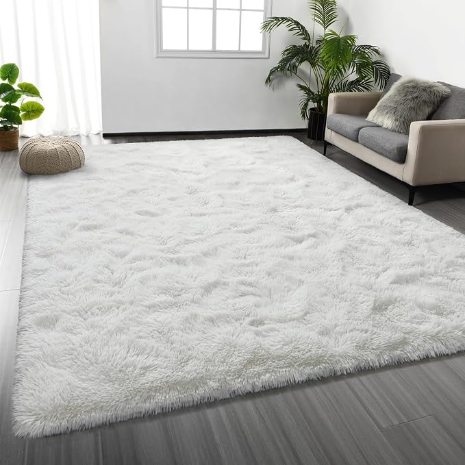 Deerhoo Large Shag Area Rugs 5 x 8, Plush Fuzzy Rugs by Deerhoo