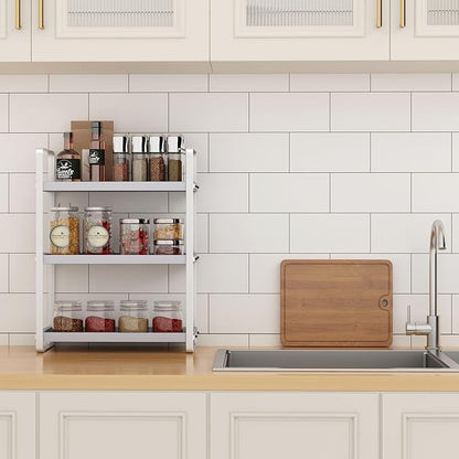 HNRLOY Bathroom Counter Organizer, Bathroom Countertop Organizer, Counter Shelf - Image 2