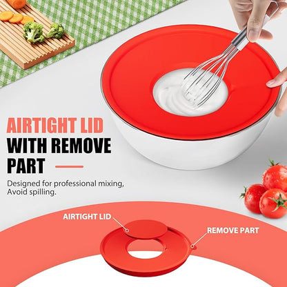 ENVTEK Mixing Bowls with Lids Set, Size 4.5 - Image 5