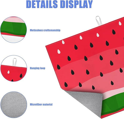 Watermelon Dish Drying Mat for Kitchen Counter Fruit Drying Pad Absorbent - Image 3