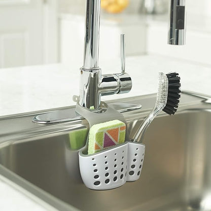 Casabella Sink Sider Faucet Caddy Sponge Holder - Image 3