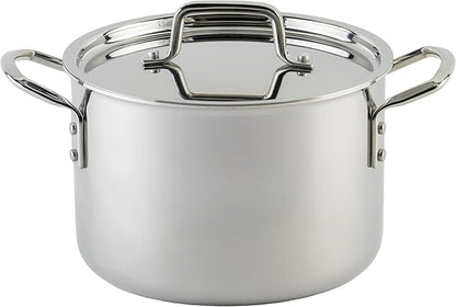 WINCO Tri-Ply Stock Pot, 6-quart-qt-6qt by Winco