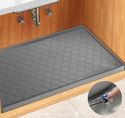 Winisok Silicone Under Sink Mat 40" x 22", kitchen Essentials and Gadgets by Winisok