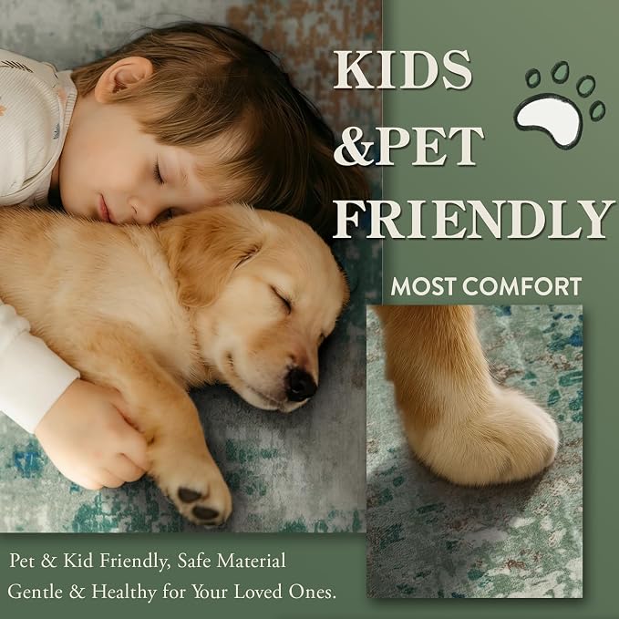 Lahome Modern Abstract Area Rug 5x7 Rugs - Image 8