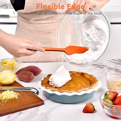 Heat Resistant Silicone Large Spatula: U-Taste 600ºF High Heat Flexible 11.38in - Image 4