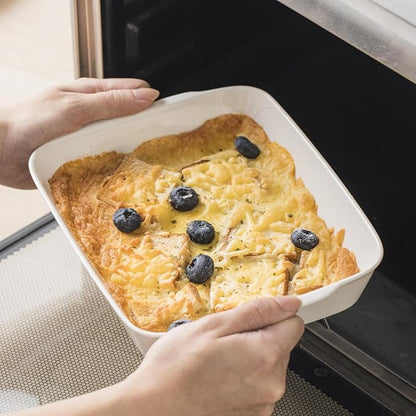 HOMBENE 1.2 QT Ceramic Baking Dish, Lasagna Pan - Image 4