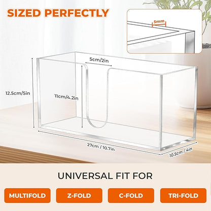 1PACK Paper Towel Holder, Countertop Paper Towel Dispenser Bathroom Paper Hand - Image 2