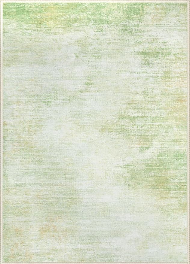 Area Rugs 6x9 Living Room: Washable Rug Modern Abstract Large Rugs Soft Non - Image 8