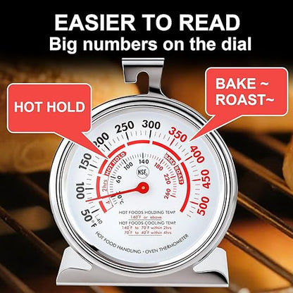 CloudHand Oven Thermometer for Gas/Electric Oven, Oven Temperature Gauge - Image 5