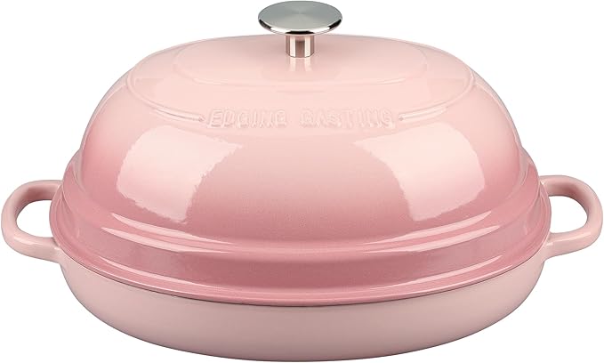 EDGING CASTING Enameled Oval Cast Iron Dutch Oven Pot - Image 6