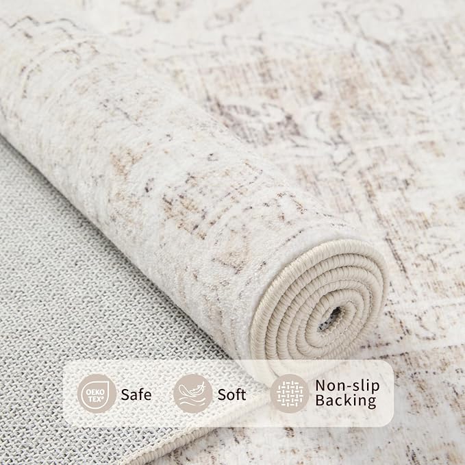 Rugxara Area Rugs 5x7, Washable Rugs - Image 4