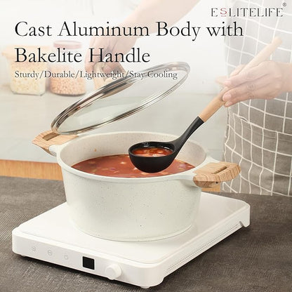 ESLITE LIFE Nonstick Stock Pot - Image 5