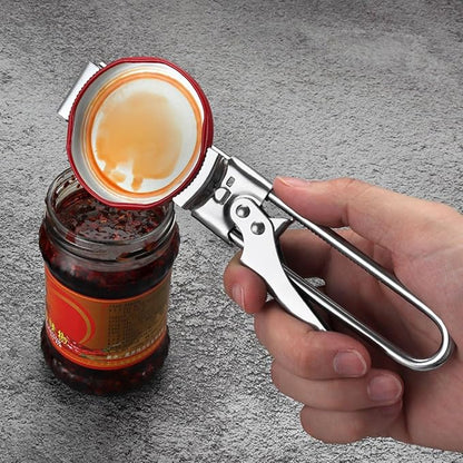 Master Jar & Bottle Opener, Adjustable Multifunctional Stainless Steel Can - Image 4