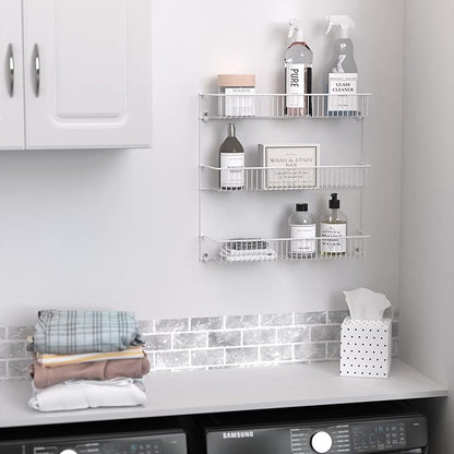ClosetMaid 3-Tier Hanging Wall Mounted Metal Rack - Image 9