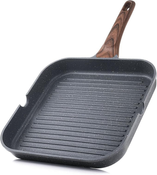 SENSARTE Nonstick Grill Pan for Stove Tops, Versatile Griddle by SENSARTE