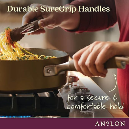 Anolon Advanced Home Hard Anodized Nonstick Sauce Pan/Saucepan - Image 7