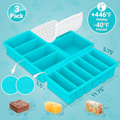 3-Pack Silicone Freezer Trays - Image 6