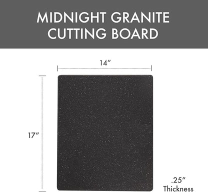 Dexas Superboard Reversible Pastry Board, 14 x 17 Inches, Midnight Granite Color - Image 3