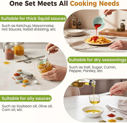 16PCS Measuring Cups and Spoons Set, Measuring Spoon Set - Image 3