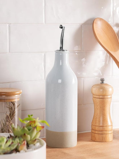 famiware Milkyway 16oz Ceramic Olive Oil Dispenser Bottle, 1 Piece Oil Dispenser - Image 6