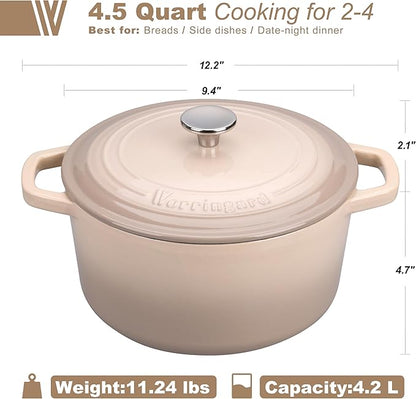 VORRINGARD Enameled Cast Iron Dutch Oven Pot - Image 2