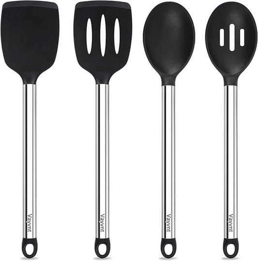 Vayvnt Silicone Cooking Utensils Set by Vayvnt