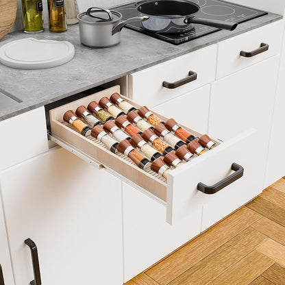 Yieach 8 Pack Adjustable Narrow Spice Rack - Image 8