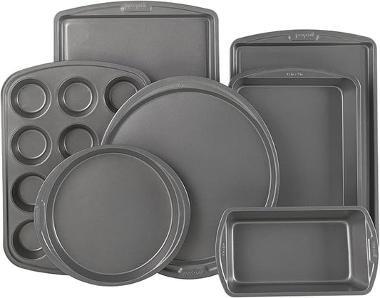 GoodCook Everyday 7-Piece Non-Stick Bakeware Set – 2 Cookie Sheet Pans by GoodCook