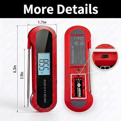 Professional 3X Faster 0.5sec Instant Read Meat Thermometer Digital, High - Image 7