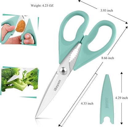 iBayam All Purpose Kitchen Shears Heavy Duty - Image 3