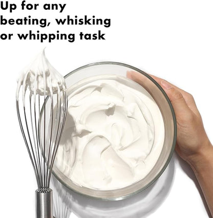 OYV 304 Stainless Steel Whisk Set, Dishwasher Safe Rustproof Metal Whisk - Image 9