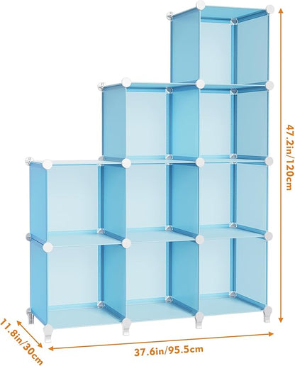 HOMIDEC Closet Organizers and Storage, 9 Cube Storage Organizer, Portable - Image 3