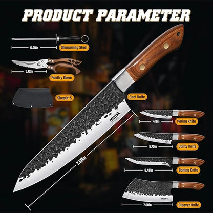 Huusk Butcher Knife Set - Image 7