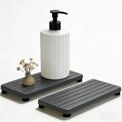 2PCS Stone Drying Tray, Water Absorbing Stone Tray by Unknown
